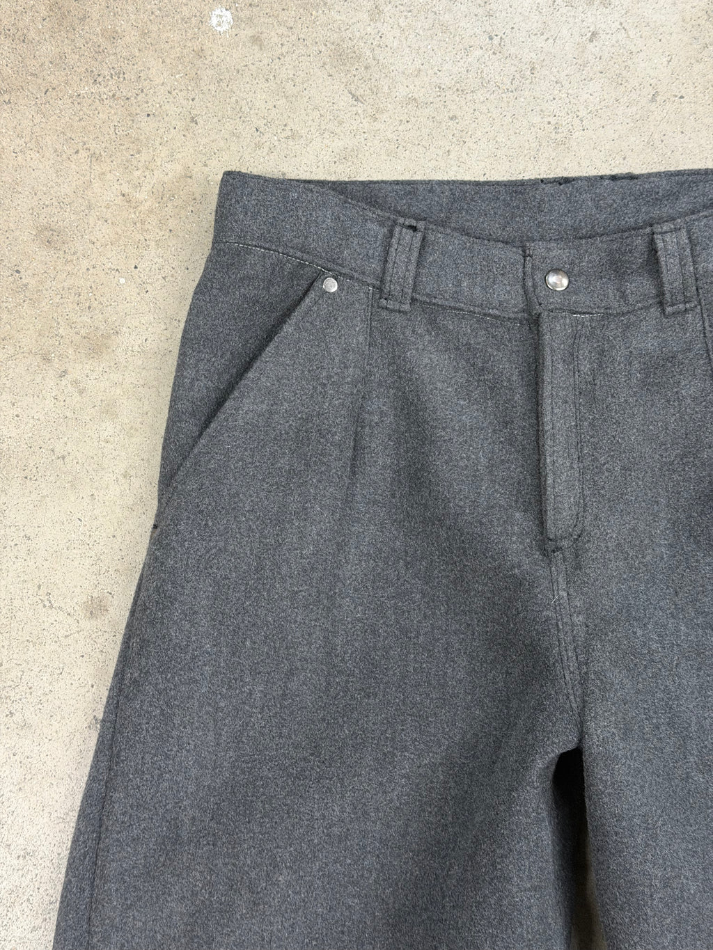 Baggy Wool Shorts